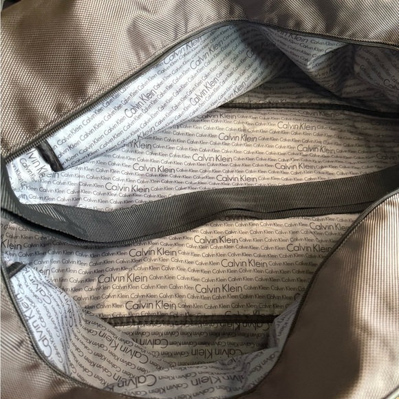 Calvin Klein Brown and Black Duffel Bag with Stylish Design - Picture 3 of 8
